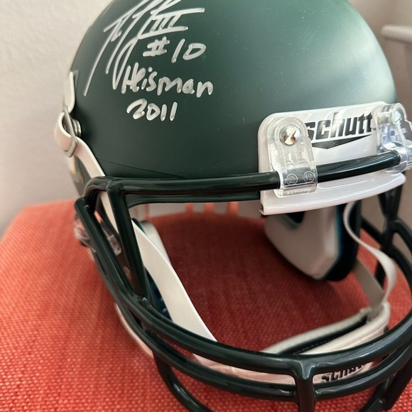 Robert Griffin III Signed Baylor Bears Helmet w 2011 Heisman -  w COA by JSA - Picture 3 of 11